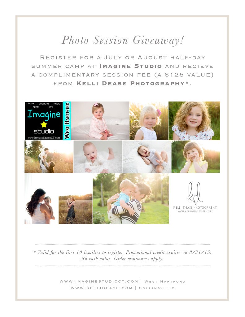 West Hartford Children's Photography session giveaway.