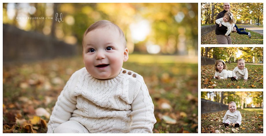 CT Baby Portraits at Waveny Park in New Canaan | Outdoor, on-location family photography in CT and Western MA | Natural light CT photographer Kelli Dease Photography