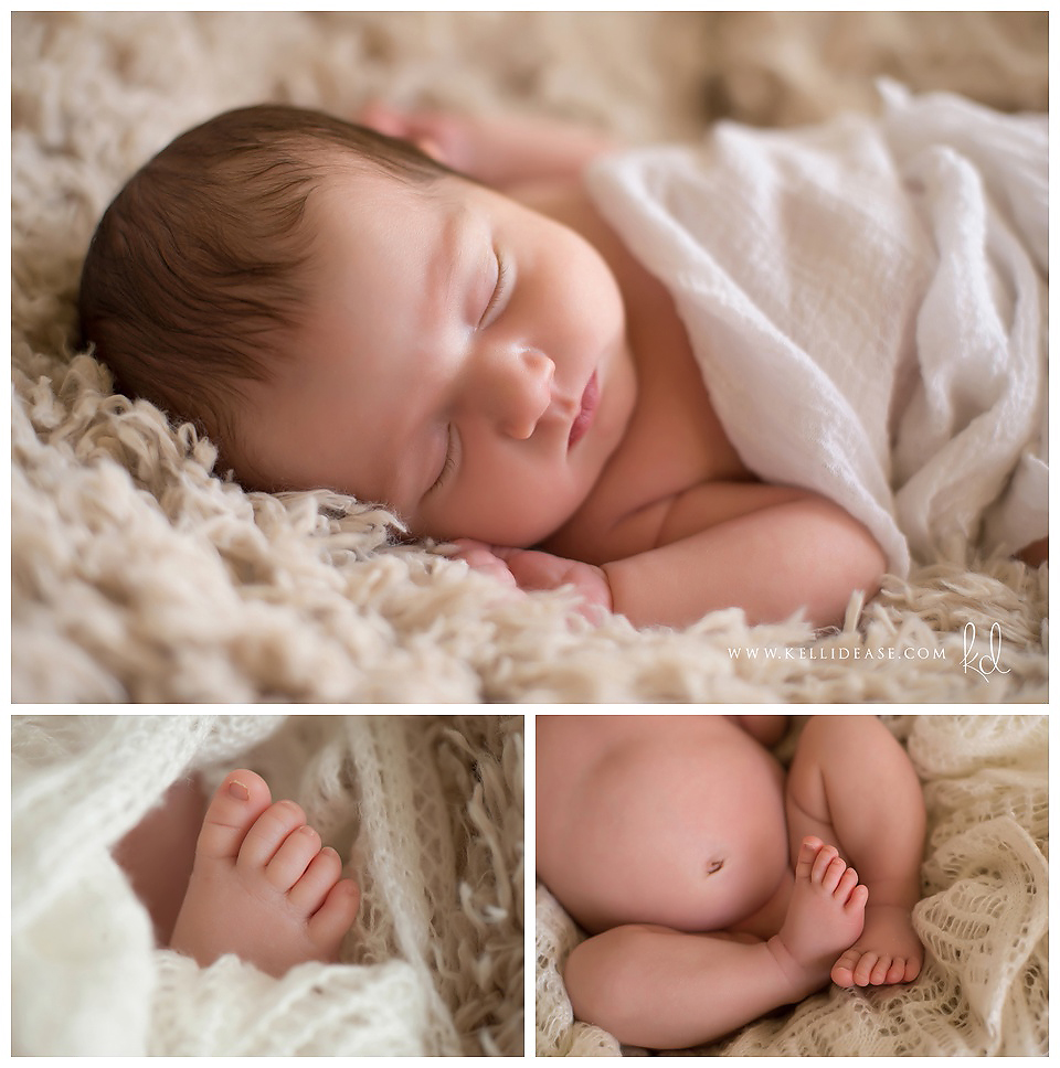 Simple and natural professional newborn photos in soft neutral tones | Simsbury | Canton | Avon | West Hartford | Top CT newborn photographer Kelli Dease | www.kellidease.com