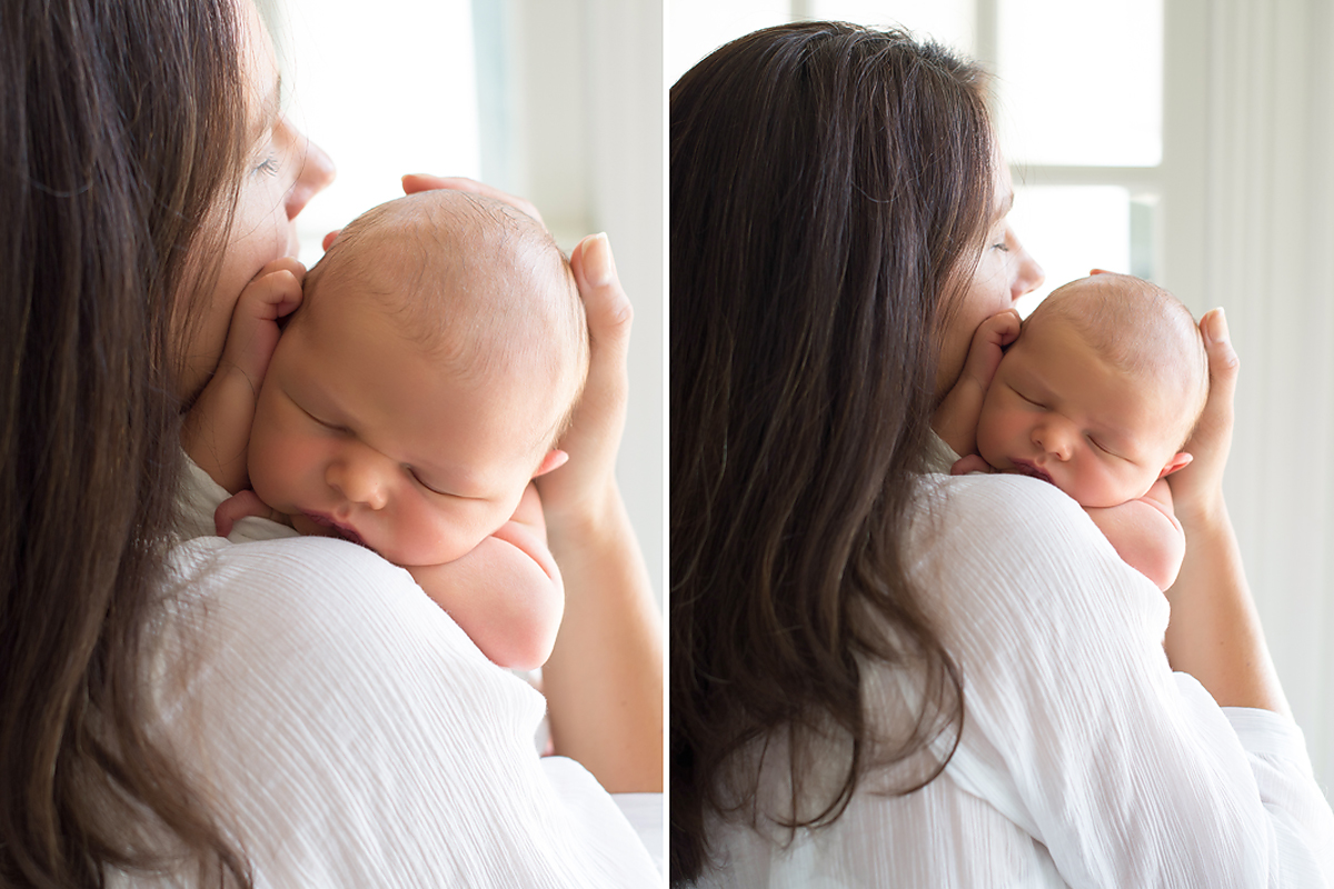 Natural mom and baby photo | West Hartford | Granby | Farmington | Top CT newborn photographer Kelli Dease