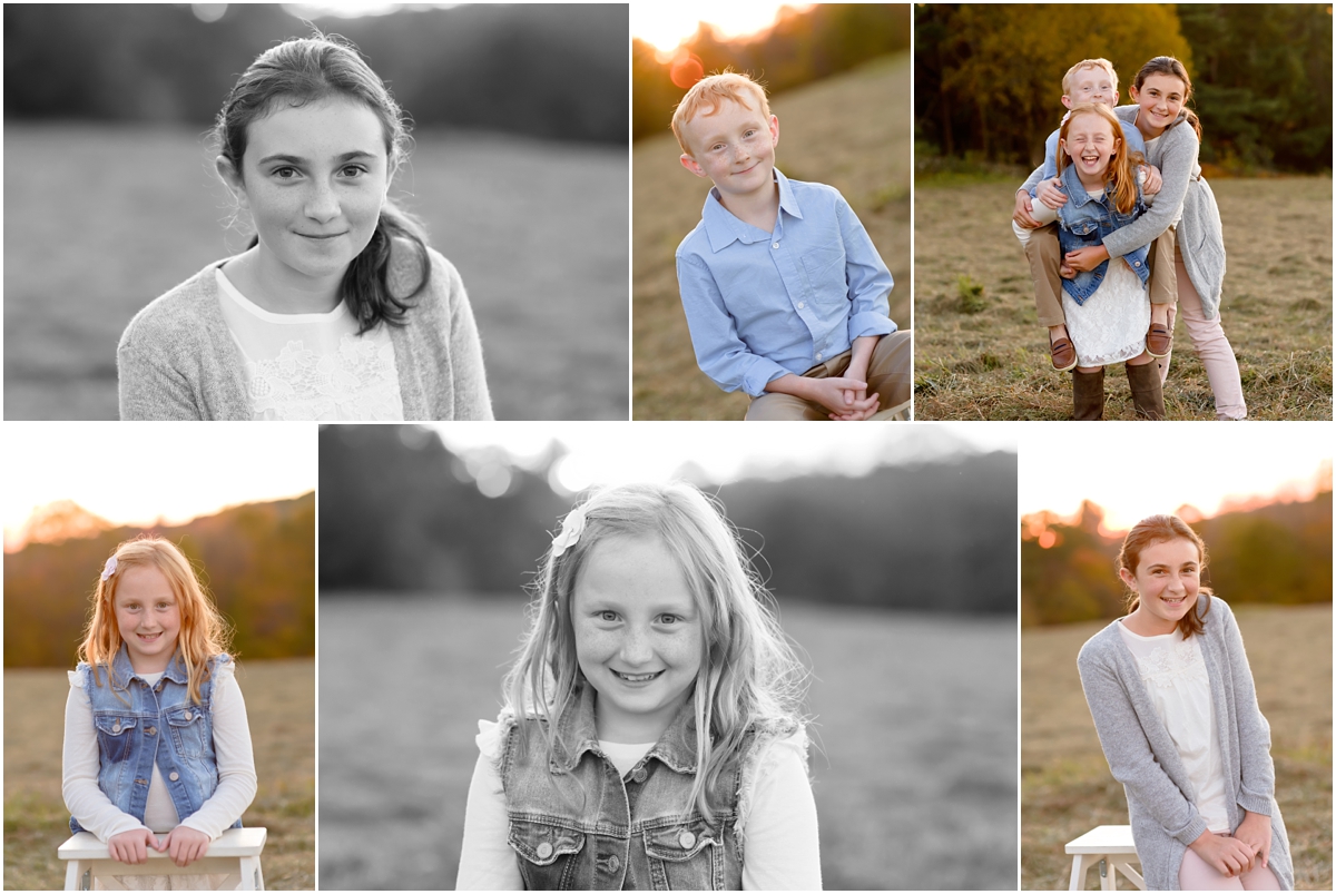 Outdoor Sunset Family Field Session in Connecticut | CT Family Photographer | Hartford County Family Photography | CT Photography | www.kellidease.com