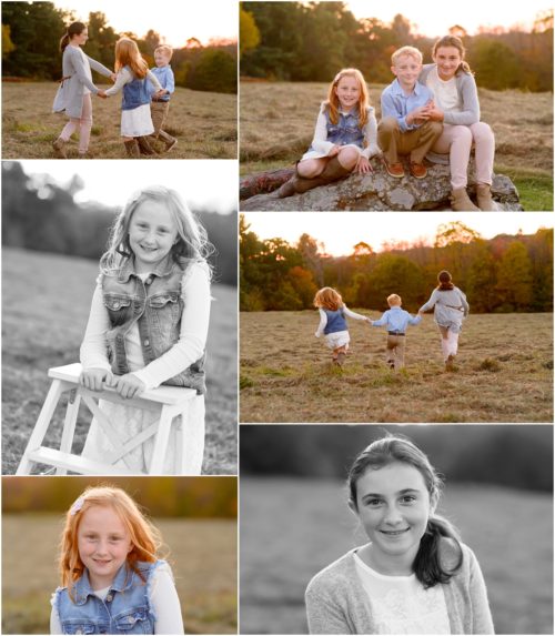 Outdoor Sunset Family Field Session in Connecticut | CT Family Photographer | Hartford County Family Photography | CT Photography | www.kellidease.com