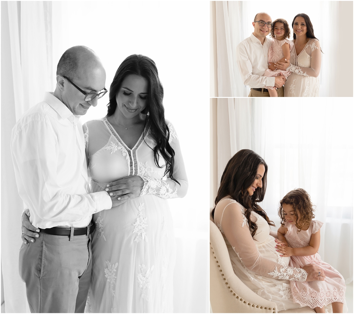 Indoor Maternity Photo Shoot Connecticut | Simple, light and airy maternity photography | Farmington, CT Family Maternity Photographers | CT Maternity Photography Studio |www.kellidease.com