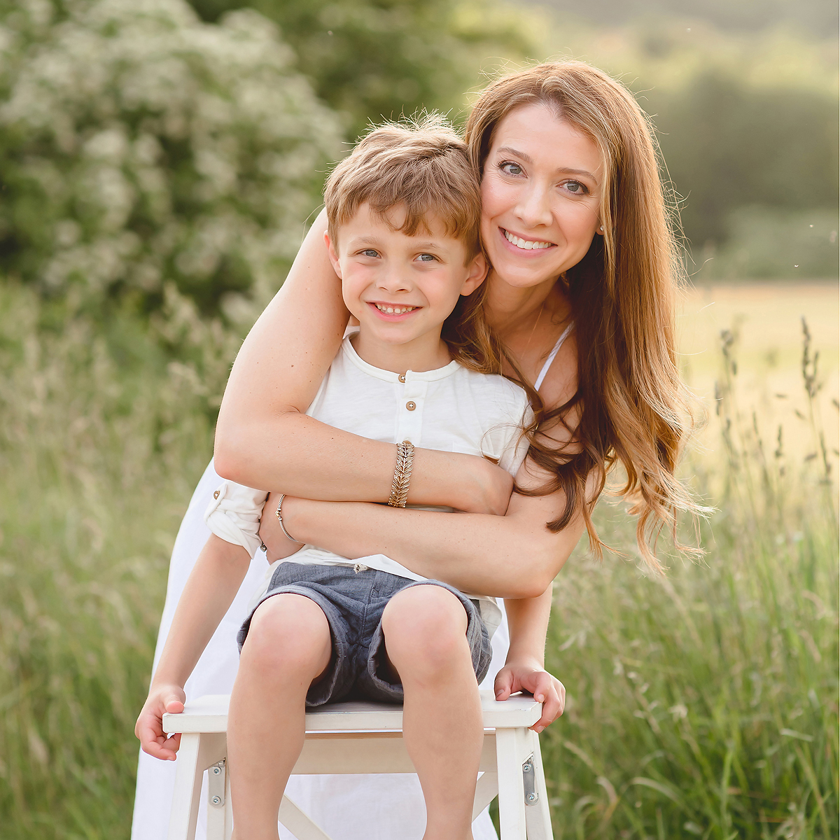 Outdoor Sunset Family Field Session in Connecticut | CT Family Photographer | Hartford County Children's Photography | CT Photography | www.kellidease.com