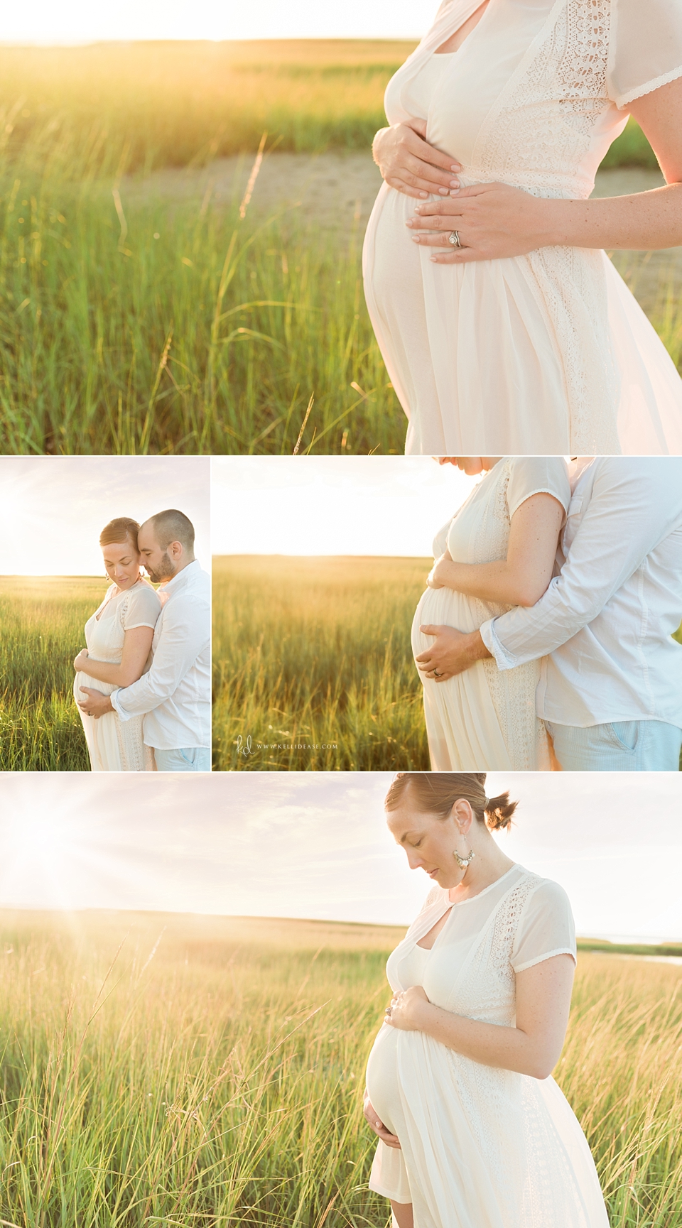 Sunset beach maternity photos | Classic, light and airy maternity photography | Farmington, CT Maternity Photographers | CT Portrait Studio |www.kellidease.com