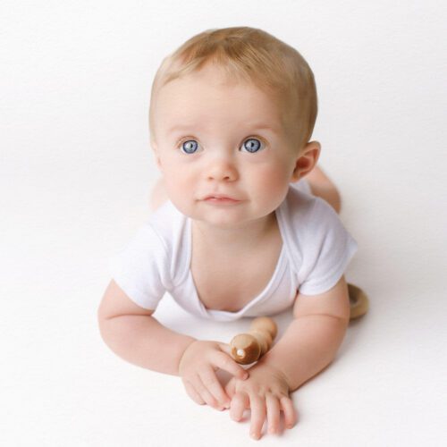 Indoor Studio Childrens Photo Shoot Connecticut | Simple, light and airy baby photography | Farmington, CT Newborn and Baby Photographers