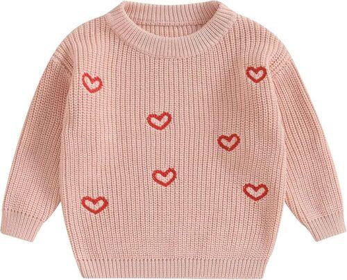 Baby Girl Valentines Outfit Love Heart Sweet