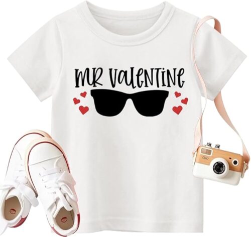 Valentines Shirts for Boys Girls Kids Toddler