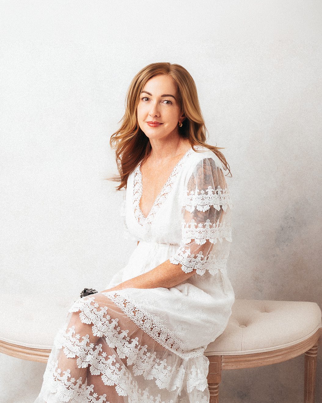 Kelli Dease photographed in her Farmington, Connecticut portrait studio